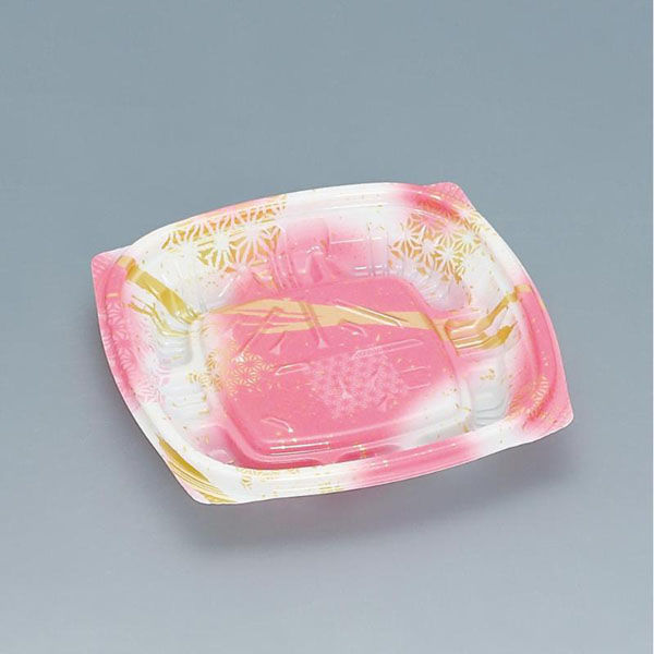 福助工業 惣菜容器 プリモ11-11DH あまのピンク 00762787 1ケース(1600個(50個×32))（直送品）