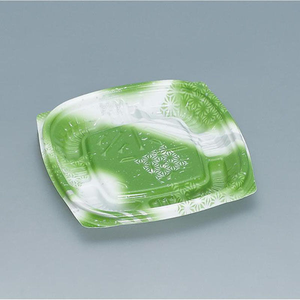 福助工業 惣菜容器 プリモ11-11H あまのグリーン 00762789 1ケース(1600個(50個×32))（直送品）