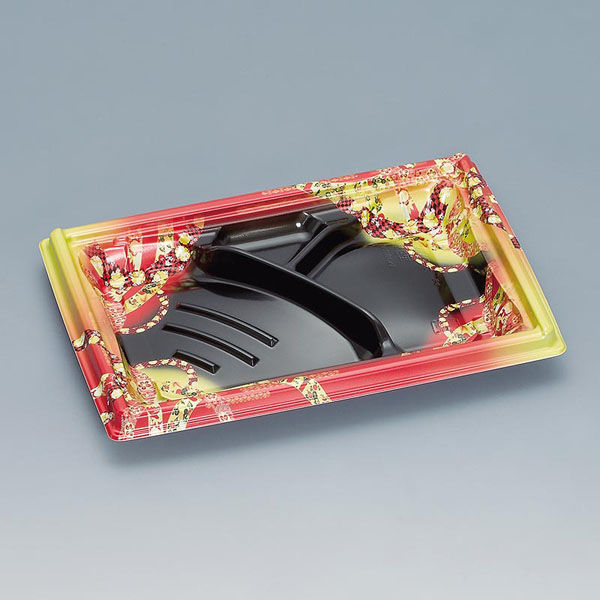 福助工業 弁当容器 箱膳23-16-4H 小町 00762837 1ケース(800個(50個×16))（直送品）