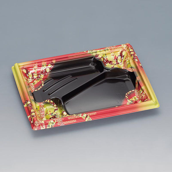 福助工業 弁当容器 箱膳23-18-2H 小町 00762846 1ケース(800個(50個×16))（直送品）