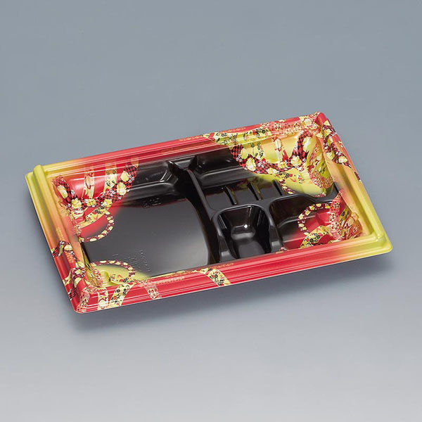 福助工業 弁当容器 箱膳23-16-1H 小町 00762883 1ケース(800個(50個×16))（直送品）