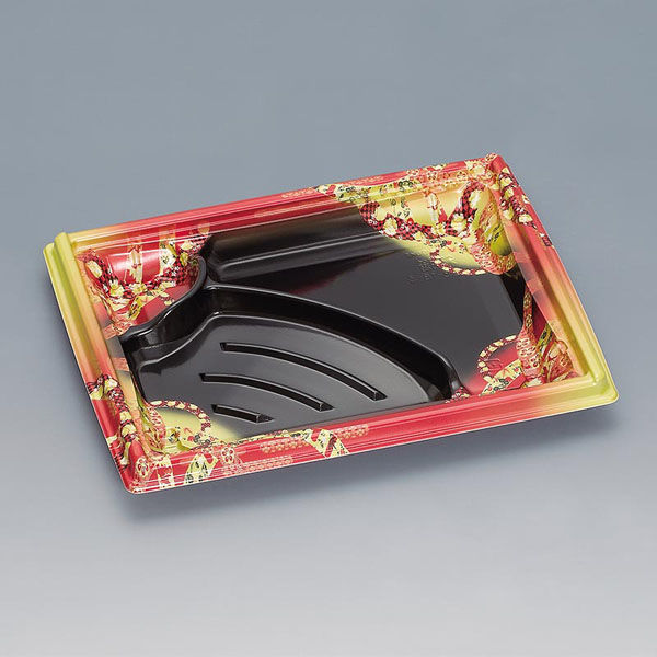 福助工業 弁当容器 箱膳23-18-3H 小町 00762890 1ケース(800個(50個×16))（直送品）