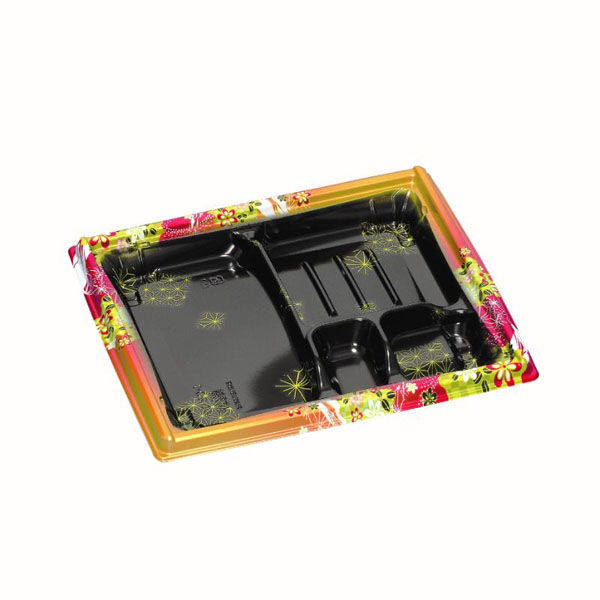 福助工業 弁当容器 箱膳23-20-1H みやび赤 00762901 1ケース(600個(50個×12))（直送品）