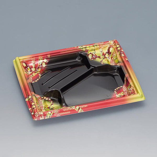 福助工業 弁当容器 箱膳23-20-2H 小町 00762904 1ケース(600個(50個×12))（直送品）