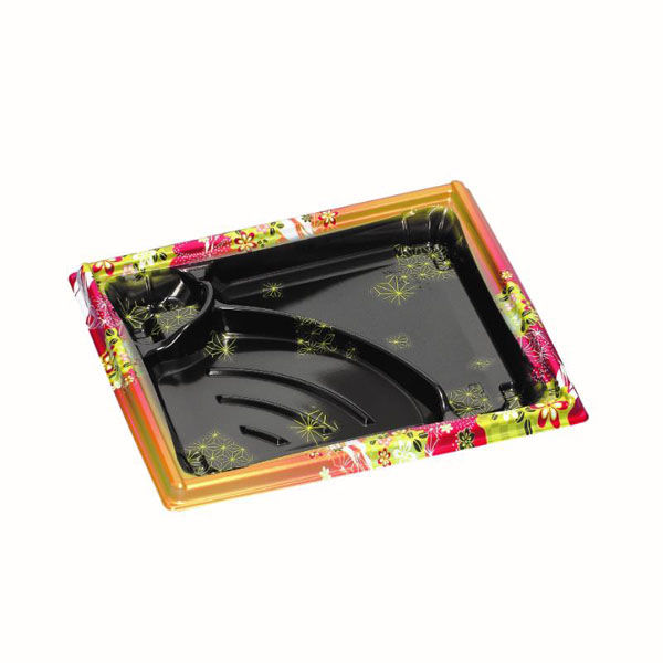 福助工業 弁当容器 箱膳23-20-5H みやび赤 00762908 1ケース(600個(50個×12))（直送品）