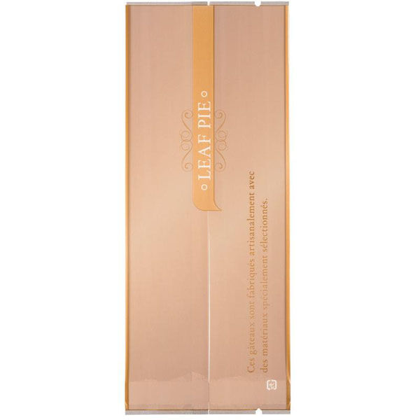 福助工業 合掌袋 合掌GTP No.8A1 リーフパイ(金) 00763109 1ケース(5000個(100個×50))（直送品）