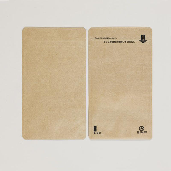 福助工業 スタンドチャック袋クラフトタイプ No.12-21 00766595 1ケース(1500個(50個×30))（直送品）