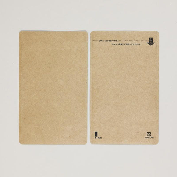 福助工業 スタンドチャック袋クラフトタイプ No.14-23 00766596 1ケース(1200個(50個×24))（直送品）