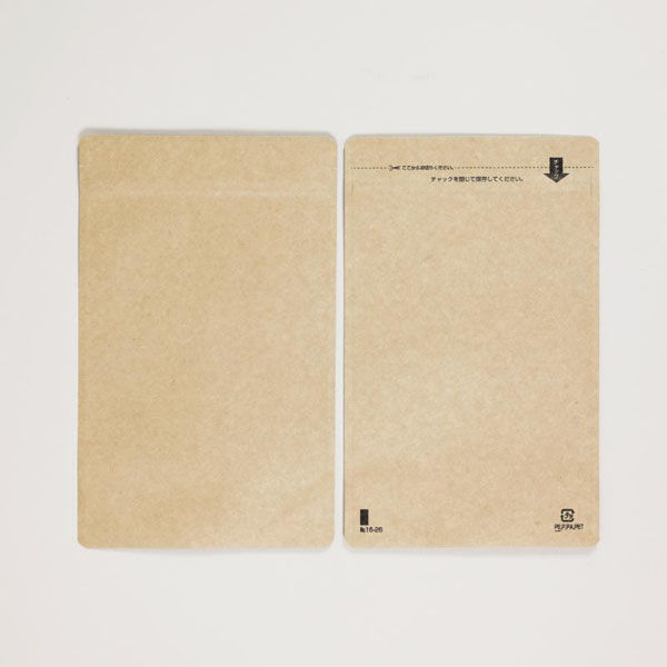 福助工業 スタンドチャック袋クラフトタイプ No.16-26 00766597 1ケース(800個(50個×16))（直送品）