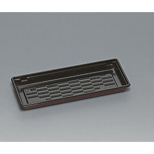 福助工業 寿司容器 新富久折 D-551H 黒うるし 00770337 1ケース(1000個(50個×20))（直送品）