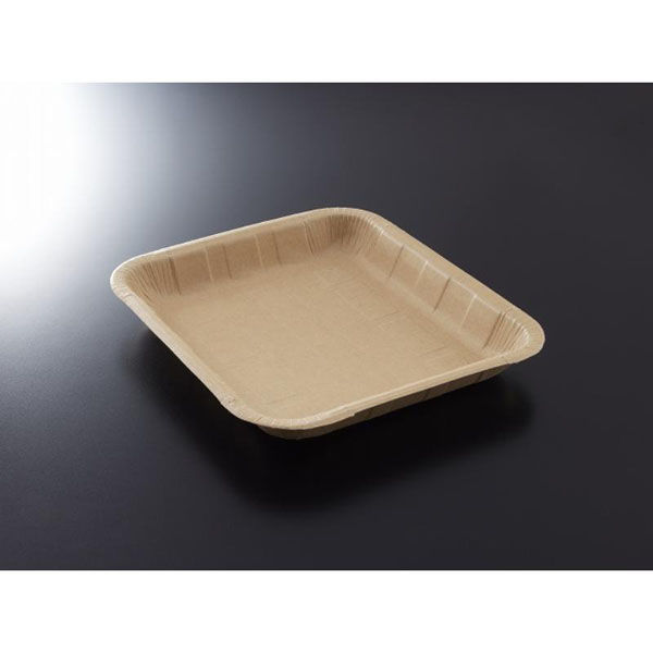 中央化学 紙トレー ナチュラルペーパートレー22-27 未晒 00773693 1ケース(600個(50個×12))（直送品）