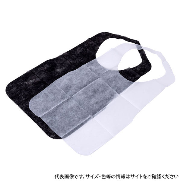 藤本商会本店 店舗資材 不織布エプロンF型 白 00782548 1ケース(1200個(1個×1200))（直送品）