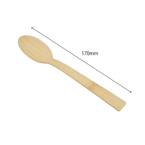 萬洋 使い捨てスプーン 竹スプーン