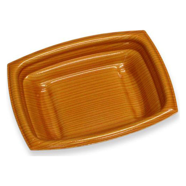 デンカポリマー 惣菜容器 夢デリLS10 木目新 00788660 1ケース(1200個(50個×24))（直送品）