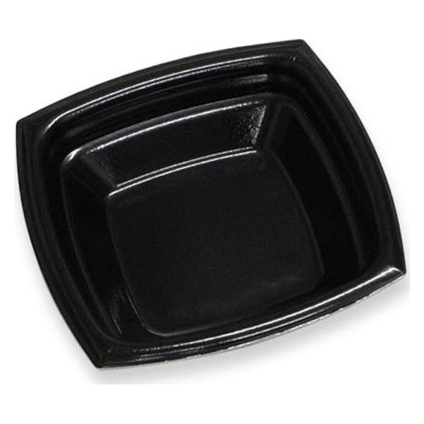 デンカポリマー 惣菜容器 夢デリLS5 黒 00788692 1ケース(1500個(50個×30))（直送品）