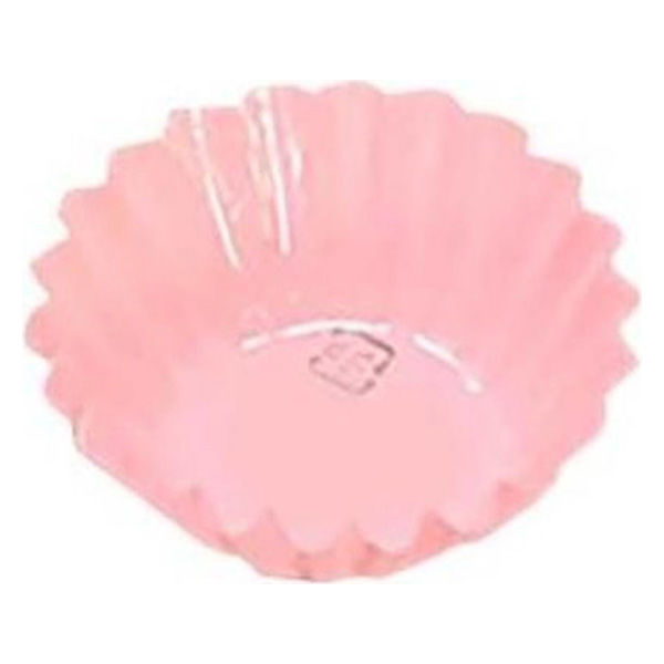 旭創業 おかずカップ PETフィルムカップ 丸形 4号深口(4F) ピンク 500枚入 00795072 1ケース(10個(1個×10))（直送品）