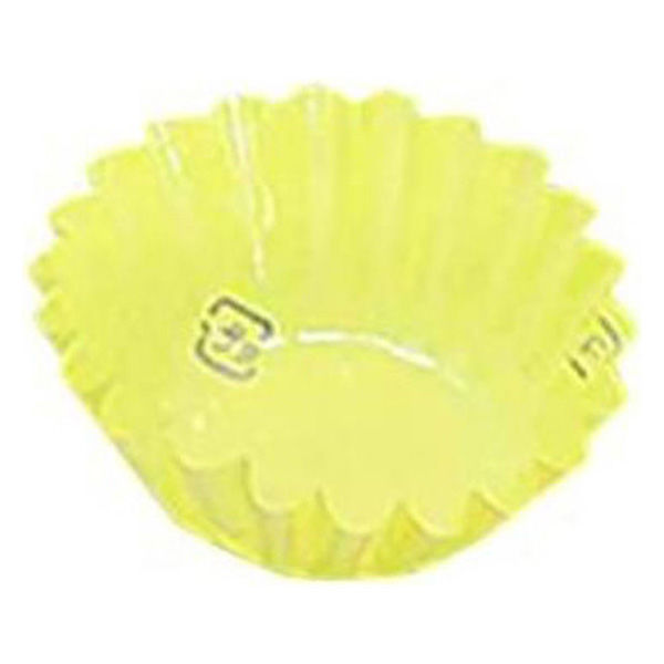 旭創業 おかずカップ PETフィルムカップ 丸形 4号深口(4F) 黄 500枚入 00795079 1ケース(10個(1個×10))（直送品）