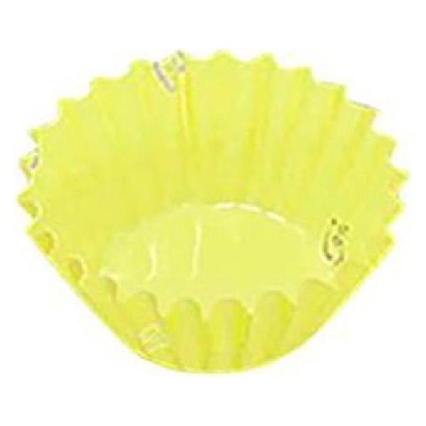 旭創業 おかずカップ PETフィルムカップ 丸形 5号深口(5F) 黄 500枚入 00795100 1ケース(10個(1個×10))（直送品）