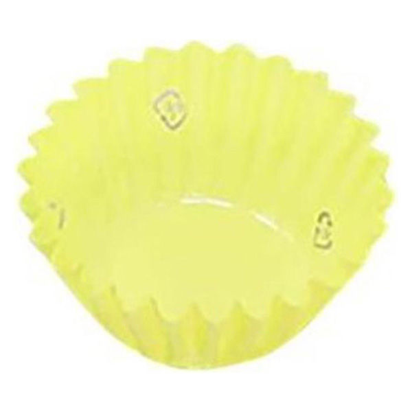 旭創業 おかずカップ PETフィルムカップ 丸形 6号深口(6F) 黄 500枚入 00795117 1ケース(10個(1個×10))（直送品）