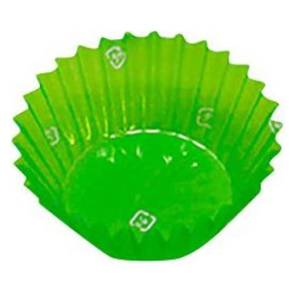 旭創業 おかずカップ PETフィルムカップ 丸形 7号深口(7F) 緑 500枚入 00795125 1ケース(10個(1個×10))（直送品）