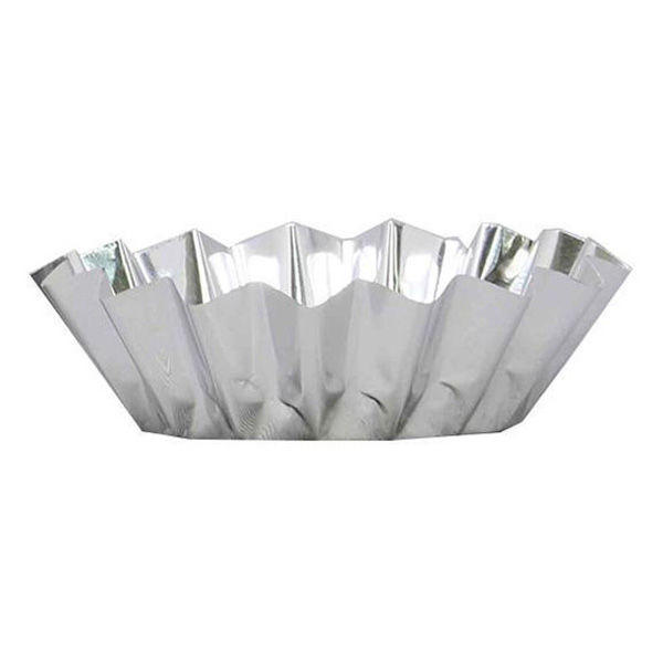 旭創業 アルミカップ アサヒホイルケース 合紙有 朝顔大 500枚入 00795160 1ケース(40個(1個×40))（直送品）