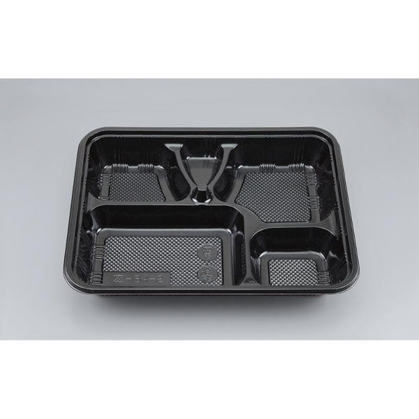 シーピー化成 仕出し弁当容器 Z-84-2 漆黒 透明蓋付 0100084021260 1ケース(400個(20個×20))（直送品）