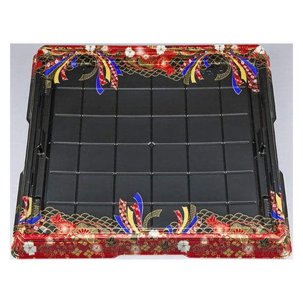 シーピー化成 寿司桶 CZハカマ桶6 令華赤本体(B) 0126206008845 1ケース(100個(10個×10))（直送品）