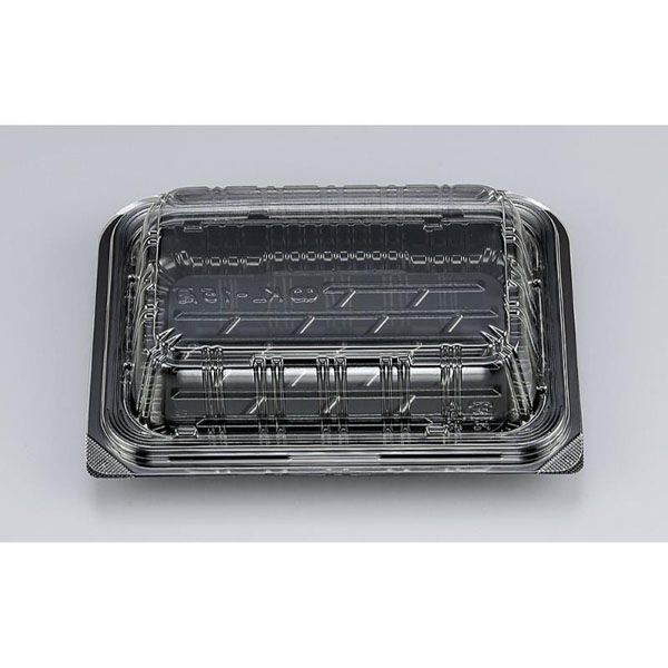 シーピー化成 フードパック KL-15高 黒(N) 0188015400520 1ケース(1200個(50個×24))（直送品）