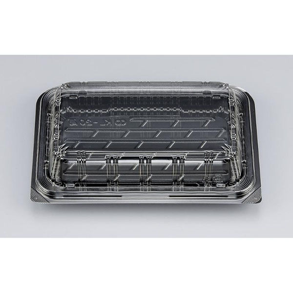 シーピー化成 フードパック KL-20高 黒(N) 0188020400520 1ケース(1200個(50個×24))（直送品）