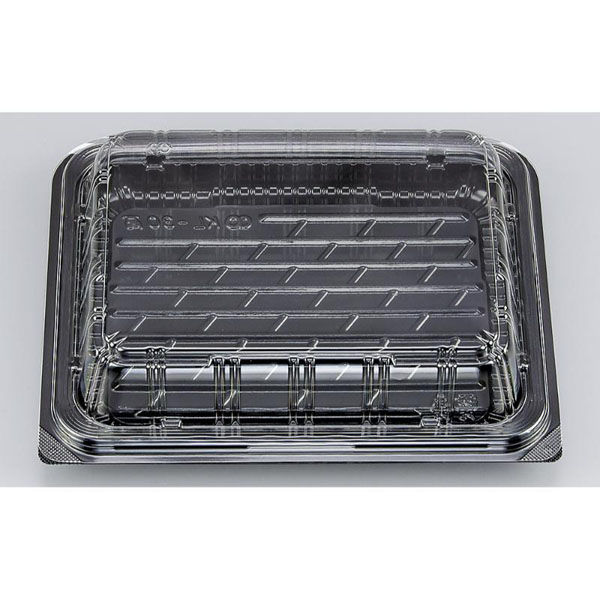 シーピー化成 フードパック KL-30高 黒(N) 0188030400520 1ケース(900個(50個×18))（直送品）