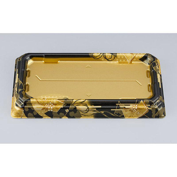 シーピー化成 寿司桶 SFNハカマ角桶26 まいおり金本体 031022600B375 1ケース(400個(50個×8))（直送品）