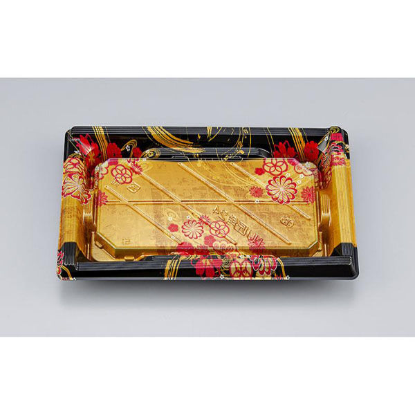 シーピー化成 寿司容器 NU匠角24 華かんざし本体 039412400A005 1ケース(600個(50個×12))（直送品）