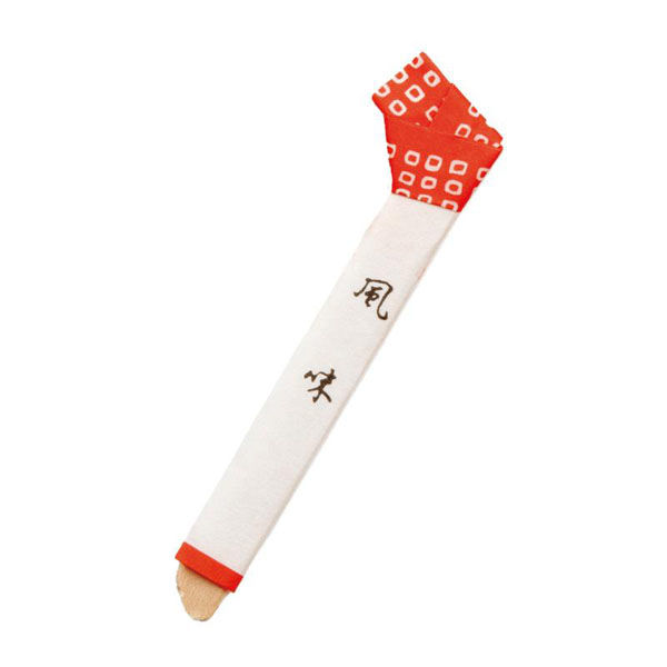 萬洋 爪楊枝 風味楊枝(太刀型) 7cm 500本入 赤 18240R 1ケース(1個)（直送品）