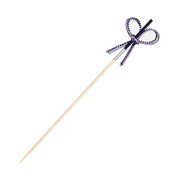 萬洋 竹串 花むすび串(緑) 12cm 50本入 18359C 1ケース(1個)（直送品）