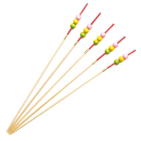 萬洋 竹串 3色だんご串 12cm 50本入 18363B 1ケース(1個)（直送品）