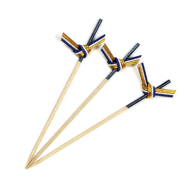 萬洋 竹串 織部串(青) 12cm 100本入 18399B 1ケース(1個)（直送品）