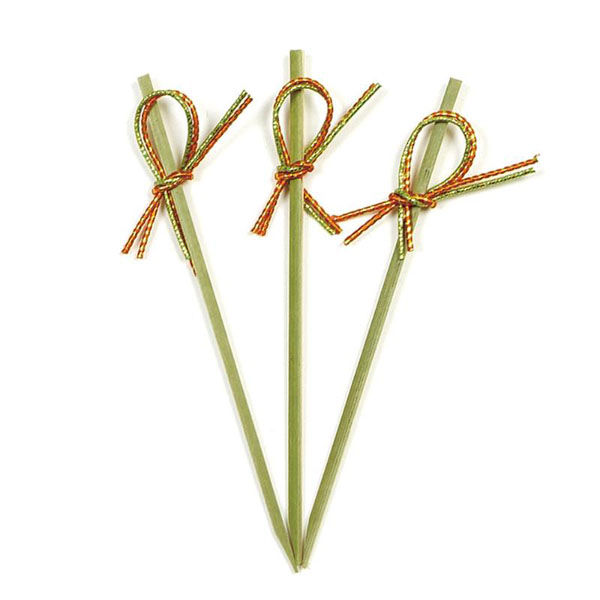 萬洋 竹串 京串 弐(橙) 9cm 50本入 18437B 1ケース(1個)（直送品）