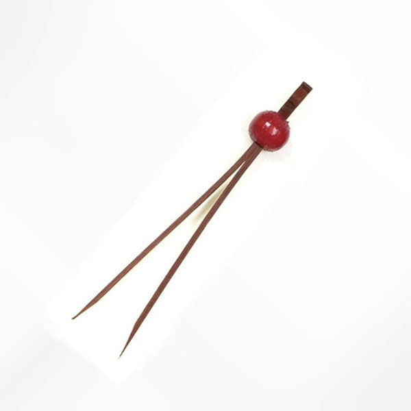 萬洋 竹串 南天松葉串(茶) 5.5cm 50本入 18469A 1ケース(1個)（直送品）