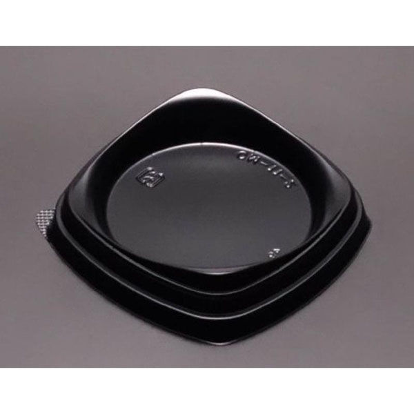 廣川 ケーキトレー CM-11-2 本体 黒 37712900 1ケース(3000個(100個×30))（直送品）