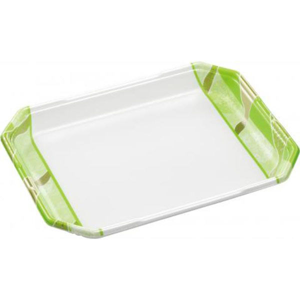 エフピコ 発泡トレー しゃぶしゃぶ4人浅LS 鮮彩緑 40130438 1ケース(300個(50個×6))（直送品）