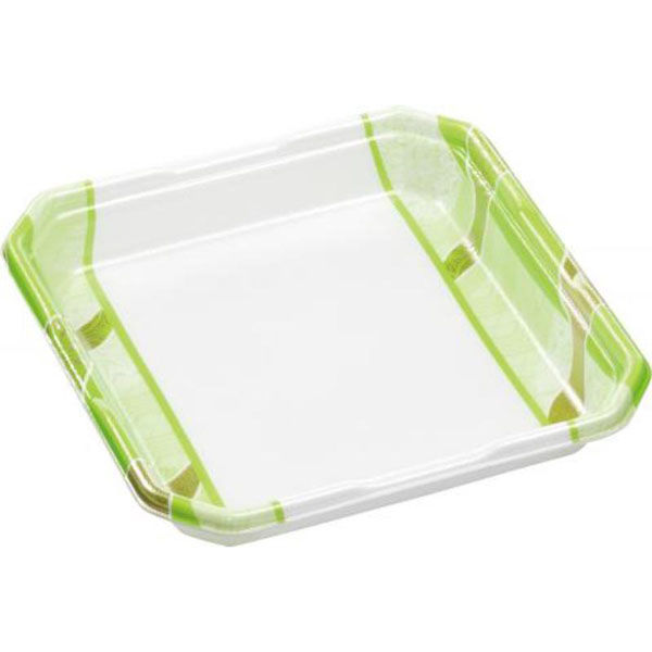 エフピコ 発泡トレー しゃぶしゃぶ1人浅(V) 鮮彩緑 42221111 1ケース(600個(50個×12))（直送品）