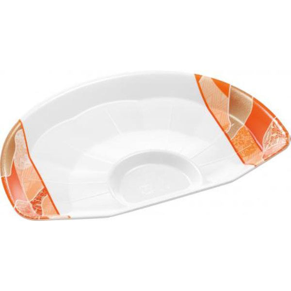 エフピコ 発泡トレー センスR-1F 鮮彩オレンジ 4A562111 1ケース(600個(50個×12))（直送品）