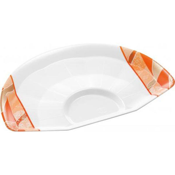 エフピコ 発泡トレー センスR-2F 鮮彩オレンジ 4A562112 1ケース(600個(50個×12))（直送品）