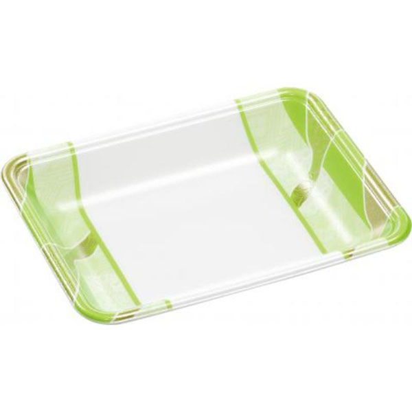 エフピコ 発泡トレー FLB-A15-30 鮮彩緑 4F170156 1ケース(1800個(100個×18))（直送品）
