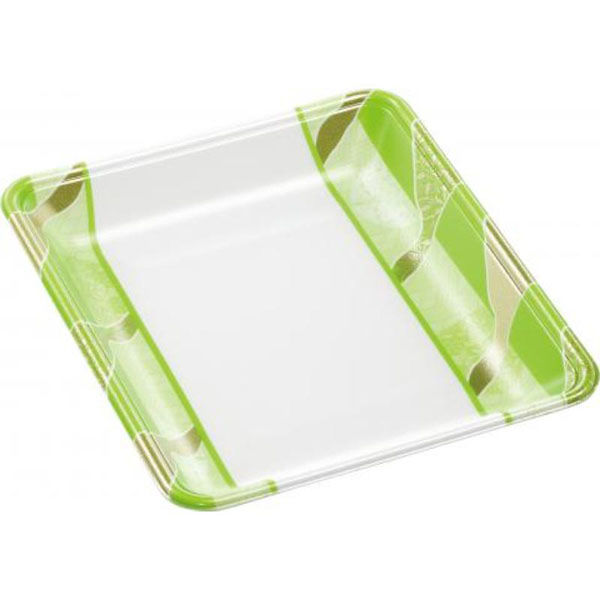 エフピコ 発泡トレー FLB-A22-30 鮮彩緑 4F170226 1ケース(1200個(100個×12))（直送品）