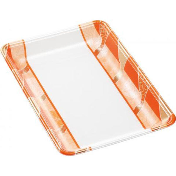 エフピコ 発泡トレー FLB-A28-30 鮮彩オレンジ 4F180286 1ケース(900個(100個×9))（直送品）