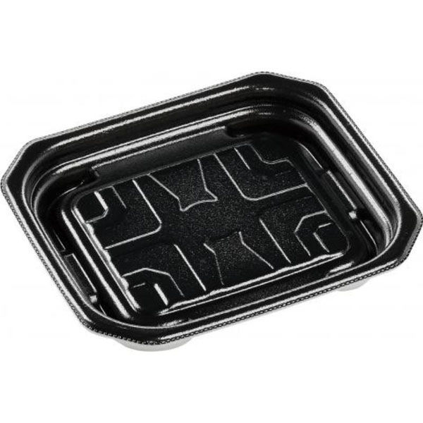 エフピコ 惣菜容器 MFPパシオ15-13 黒 4M007021 1ケース(1200個(50個×24))（直送品）