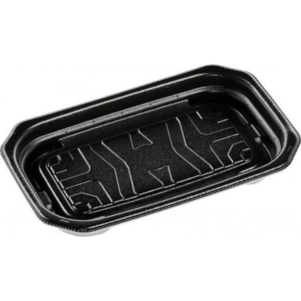 エフピコ 惣菜容器 MFPパシオ18-11 黒 4M007031 1ケース(1200個(50個×24))（直送品）