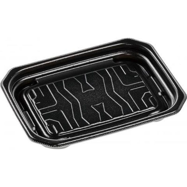 エフピコ 惣菜容器 MFPパシオ18-13 黒 4M007041 1ケース(900個(50個×18))（直送品）