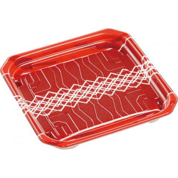 エフピコ 惣菜容器 MFPパシオ18-18 チアレッド 4M007054 1ケース(600個(50個×12))（直送品）